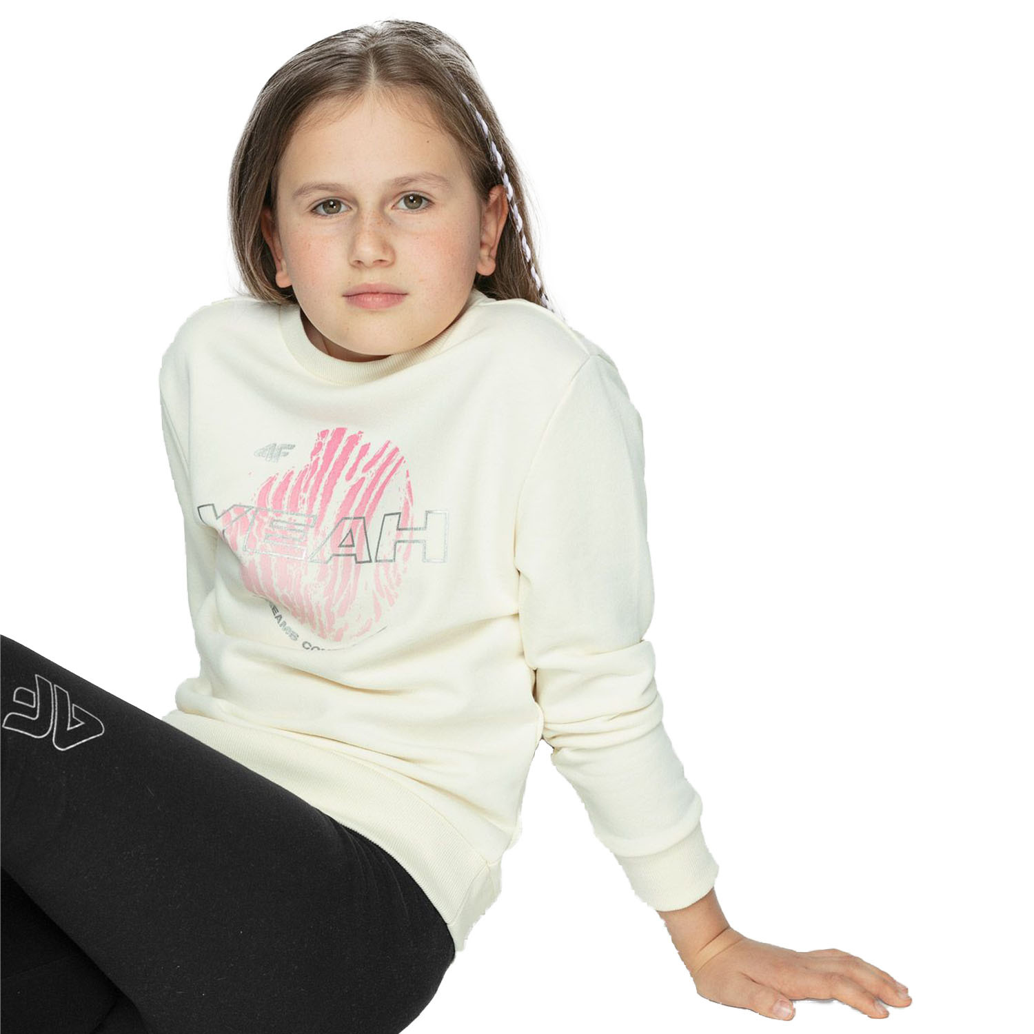 Bluza dziecięca 4F HJZ21-JTSDL002A-11S