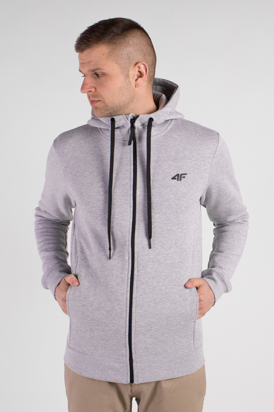 Bluza męska z kapturem rozpinana 4F X4Z18-BLM300-23M