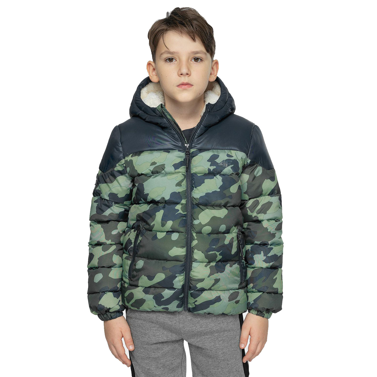 Kurtka dziecięca 4F HJZ21-JKUMP002-31S