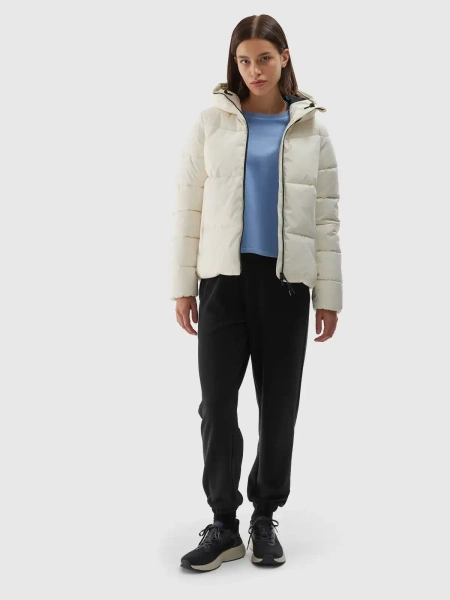 Kurtka damska zimowa puchowa 4F 4FWAW24TDJAF473-11S