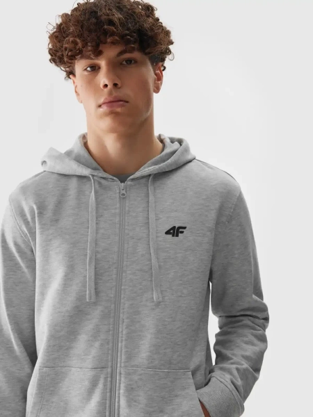 Bluza męska z kapturem rozpinana 4F 4FWSS24TSWSM0951-27M 