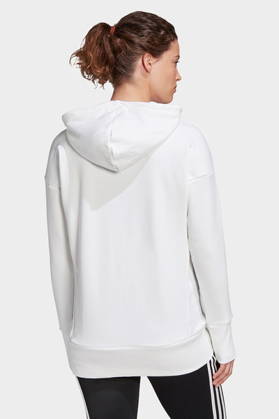 Bluza damska z kapturem adidas W BOS LONG HD FM1045