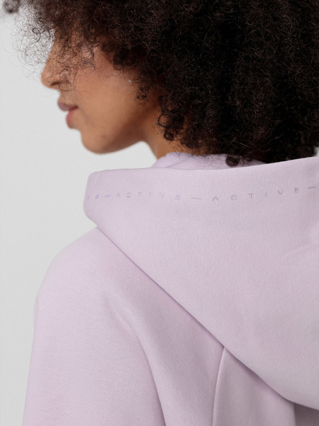 Bluza damska z kapturem rozpinana 4F H4L22-BLD024-52S