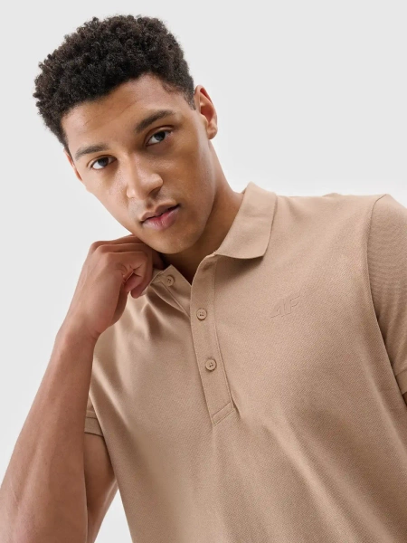 Koszulka męska polo 4FWSS25TPTSM407-83S