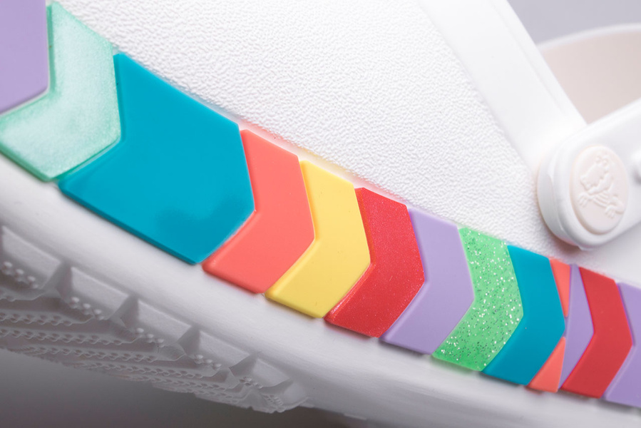 Chodaki CROCS CROCBAND CHEVRON KIDS 207007-100