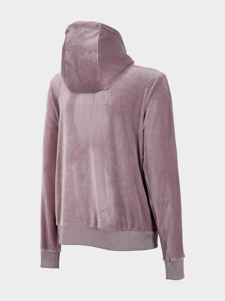 Bluza damska z kapturem rozpinana polarowa 4F H4Z21-BLD024-52S