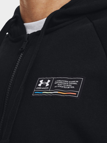 Bluza męska z kapturem rozpinana Under Armour Rival Fleece 1370344-001