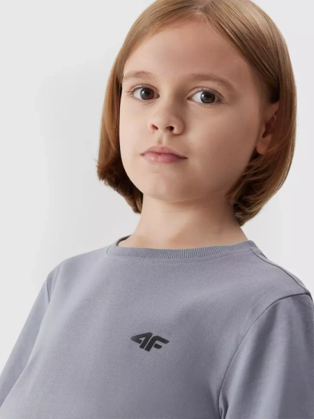 Koszulka dziecięca 4F 4FJAW23TTSHM0795-34S