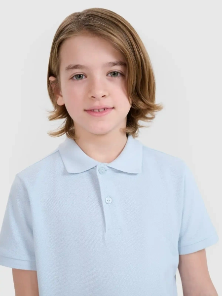 Koszulka dziecięca polo 4F 4FJWMM00TPTSU513-33S