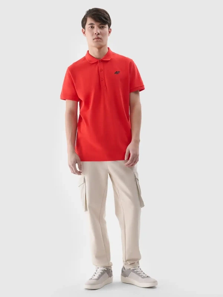 Koszulka męska polo 4FWSS25TPTSM407-62S