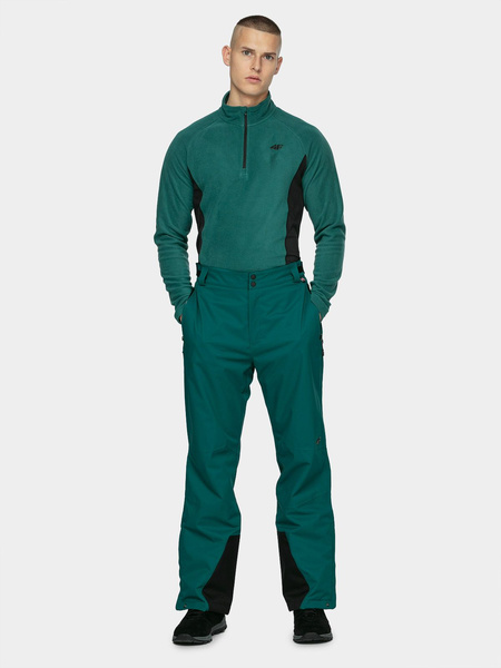 Bluza męska z kapturem rozpinana polarowa 4F H4Z21-BIMP034-46S