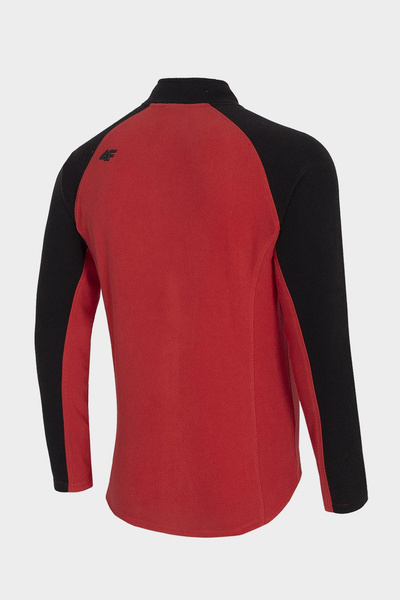 Bluza męska z kapturem rozpinana polarowa 4F H4Z20-BIMP033-62S