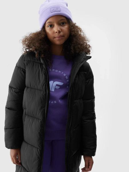 Kurtka dziecięca zimowa puchowa 4F 4FJAW23TDJAF268-21S