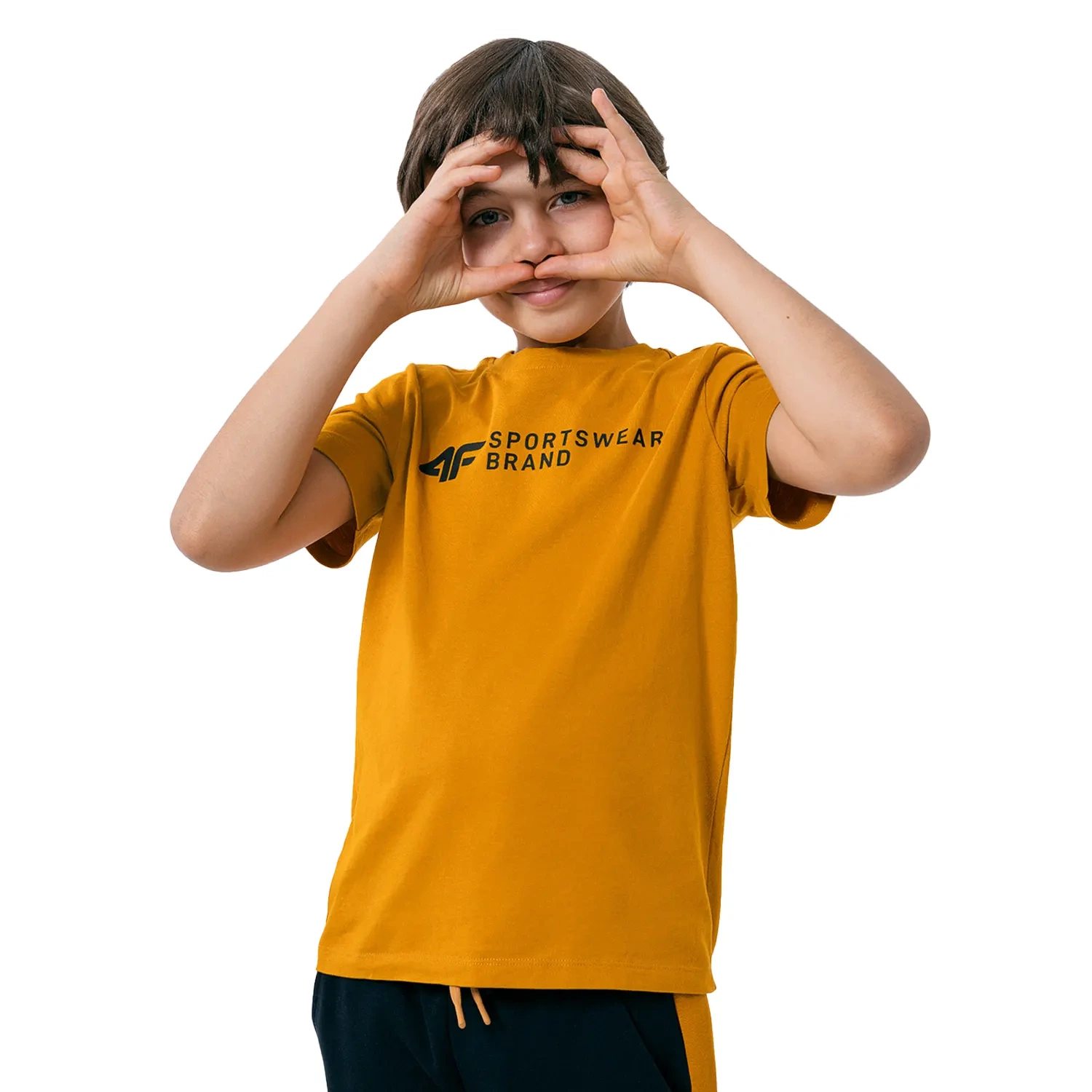 Koszulka dziecięca 4F HJZ22-JTSM003-71S