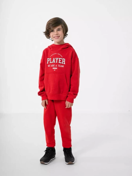 Bluza dziecięca z kapturem 4F HJZ22-JBLM006-62S