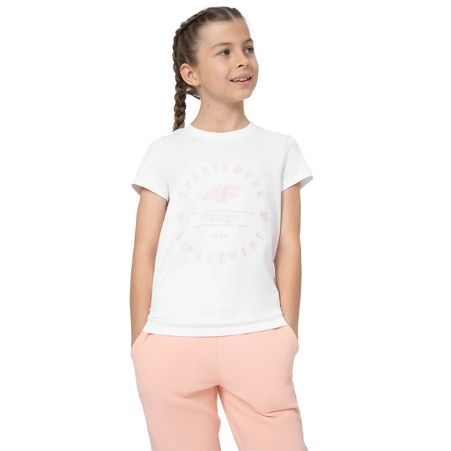 Koszulka dziecięca 4F 4FJSS23TTSHF280-10S