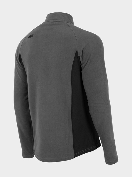 Bluza męska z kapturem rozpinana polarowa 4F H4Z21-BIMP034-22S