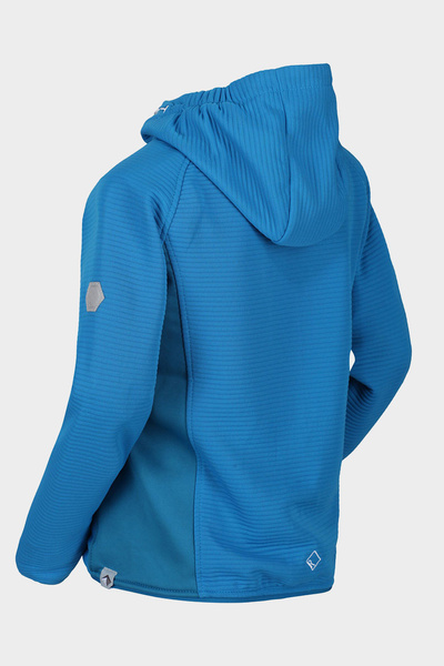 Bluza dziecięca z kapturem rozpinana polarowa REGATTA JENNING RKA297-WII