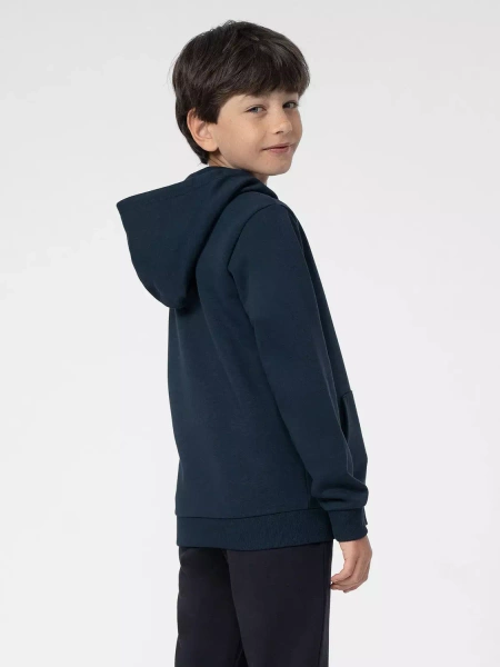 Bluza dziecięca z kapturem rozpinana 4F 4FJSS23TSWSM219-31S