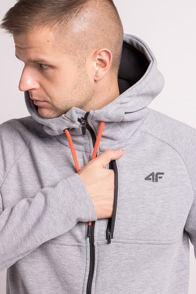 Bluza męska z kapturem rozpinana 4F H4Z18-BLM006-27M