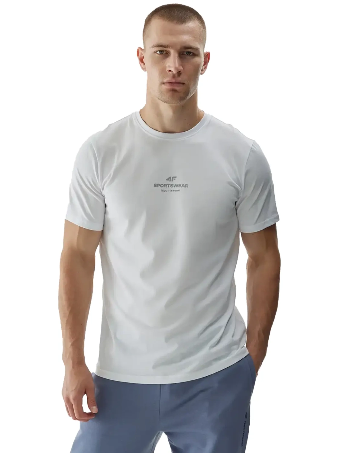 Koszulka męska 4F 4FWAW24TTSHM1585-10S
