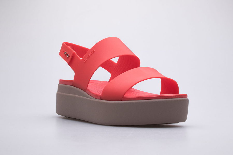 Sandały damskie Crocs Brooklyn Low Wedge 206453-6SQ