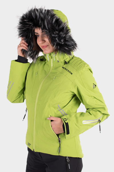 Kurtka damska BERGSON ICEBIRD STX LIME BRG00038