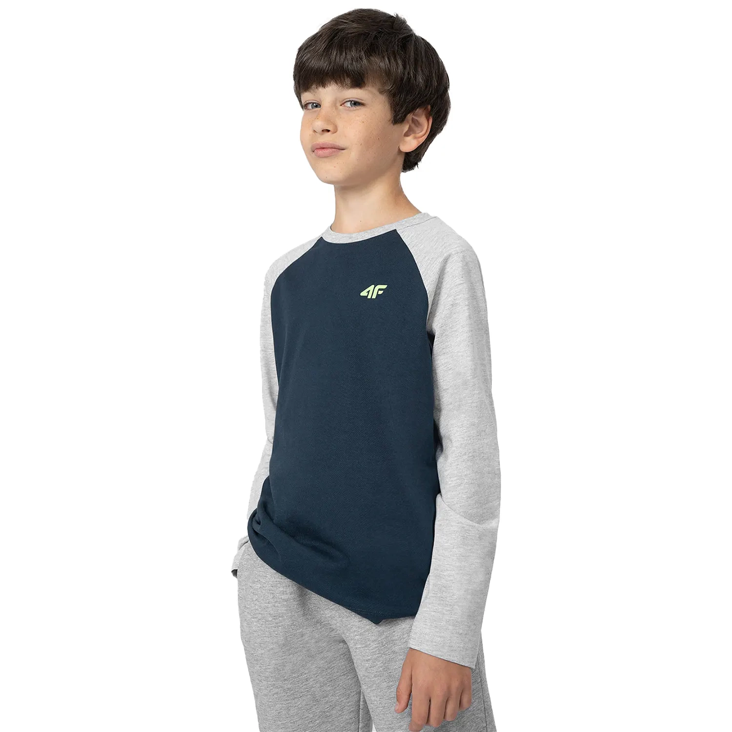 Koszulka dziecięca 4F 4FJSS23TLONM058-31S