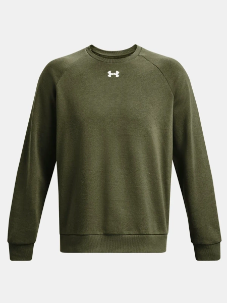 Bluza męska z kapturem Under Armour FLEECE CREW 1379755-390 