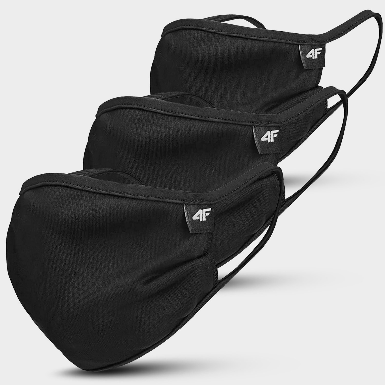 Maseczka ochronna dwuwarstwowa 4F N4L21-MASK406-21S+21S+21S 3szt.