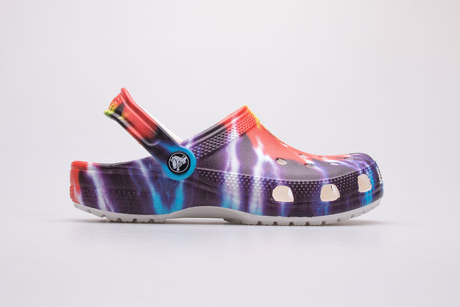 Chodaki Crocs TIE DYE GRAPHIC KIDS 206995-90H