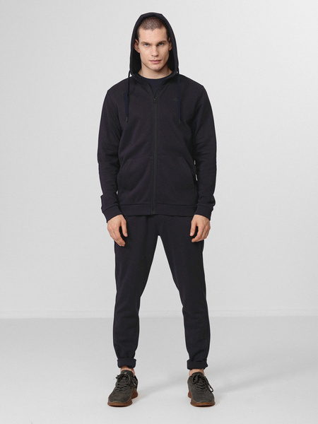 Bluza męska z kapturem rozpinana 4F H4L22-BLM353-30S