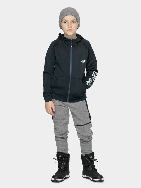 Bluza dziecięca z kapturem rozpinana HJZ21-JPLM001A-31S