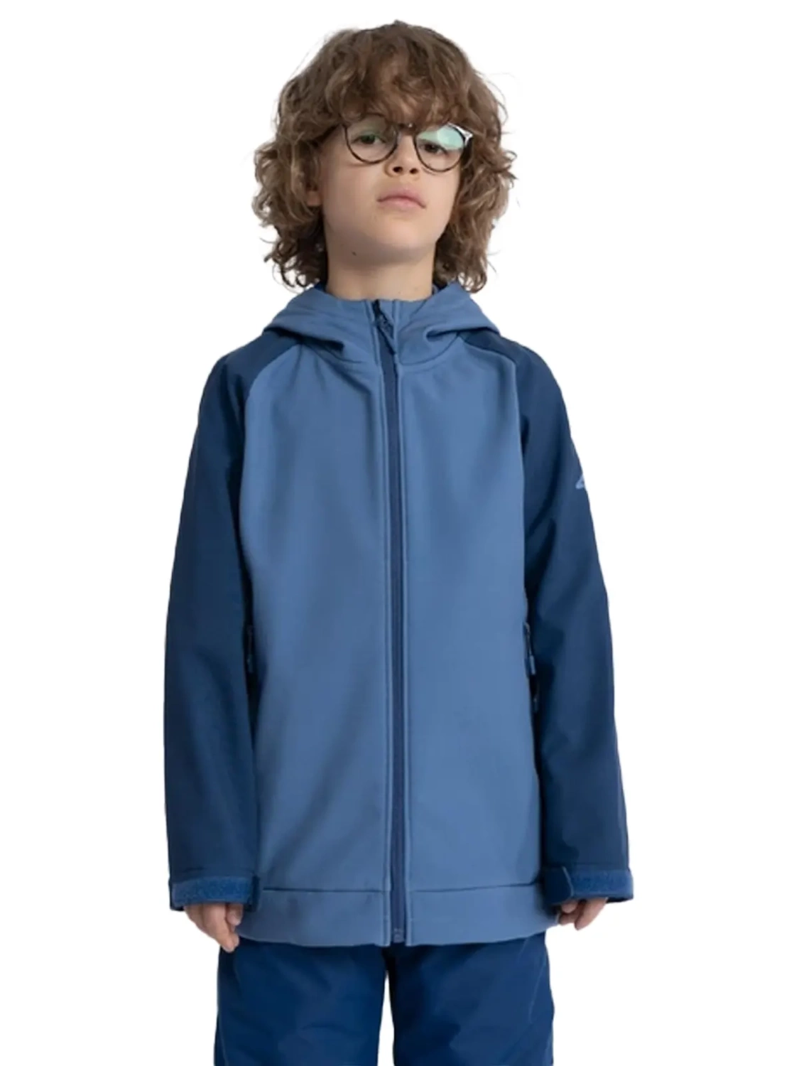 Kurtka dziecięca softshell 4F 4FJAW23TSOFM154-33S