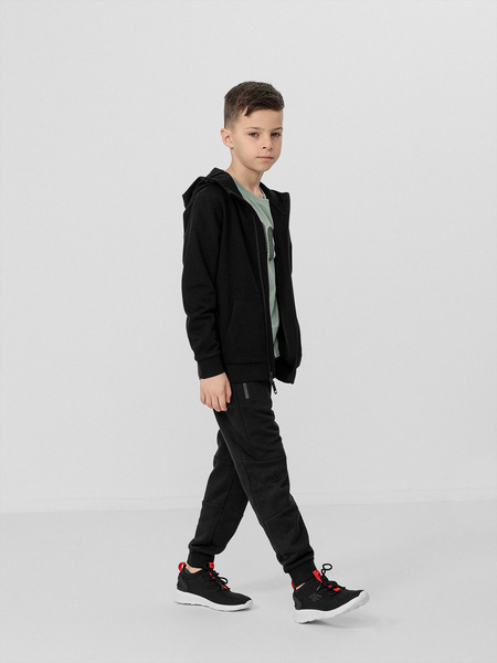 Bluza dziecięca z kapturem rozpinana 4F HJL22-JBLM001-20S