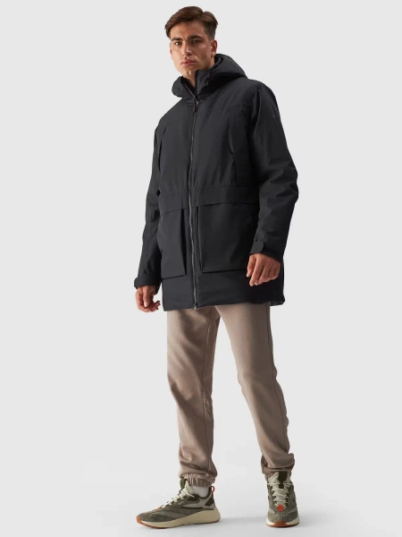 Kurtka męska zimowa długa 4F 4FWAW24TTJAM563-20S