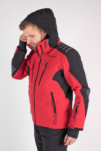 Kurtka męska BERGSON RACE-X RED BRG00036