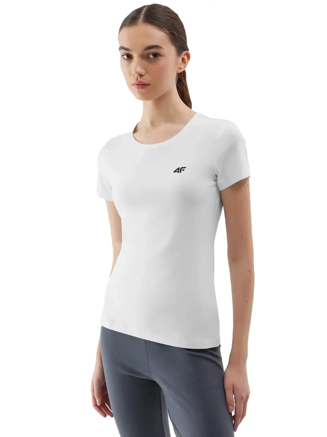 Koszulka damska 4F 4FWSS24TTSHF1161-10S