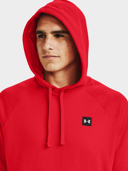 Bluza męska z kapturem Under Armour RIVAL HOODIE 1357092-600