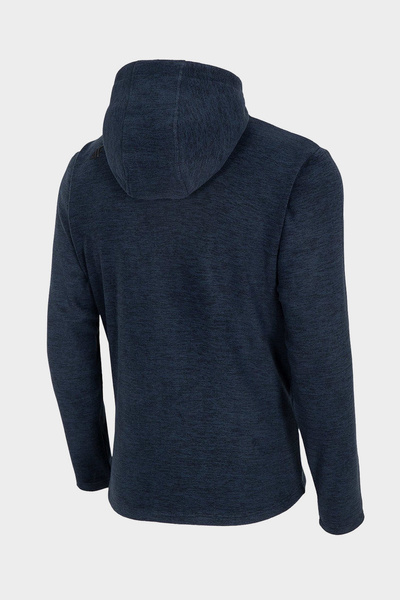 Bluza męska z kapturem rozpinana polarowa 4F NOSH4-PLM002-30M