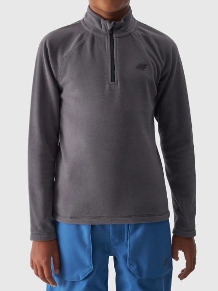 Bluza dziecięca polarowa 4F 4FJAW23UFLEM019-24S
