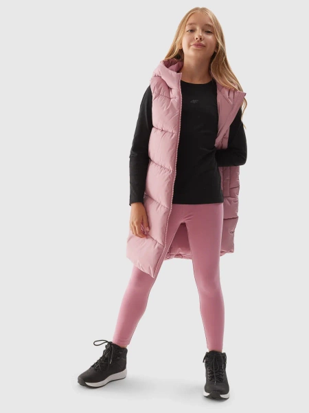 Kurtka dziecięca bezrękawnik 4F 4FJAW23TVJAF046-56S