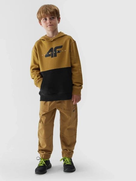 Bluza dziecięca z kapturem  4F 4FJAW23TSWSM628-74S 