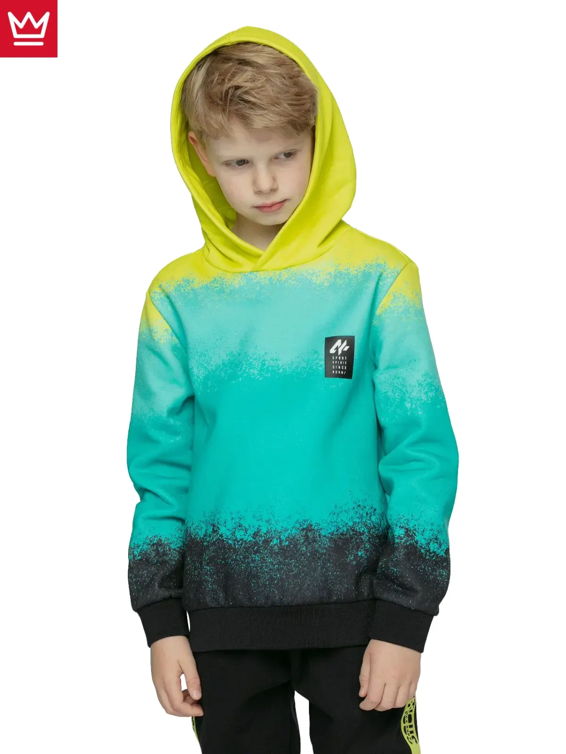 Bluza dziecięca z kapturem 4F 4FJWAW24TSWSM1983-90A