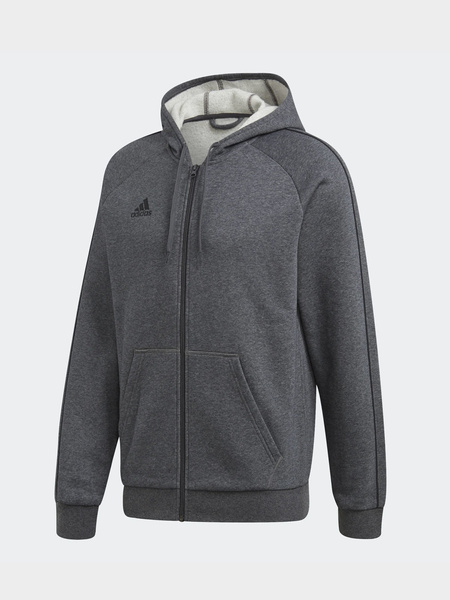 Bluza męska z kapturem rozpinana adidas CORE18 FT8070