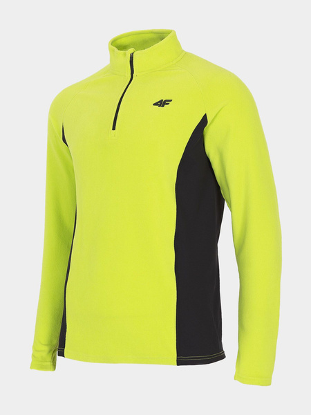 Bluza męska z kapturem rozpinana polarowa 4F H4Z21-BIMP034-45S