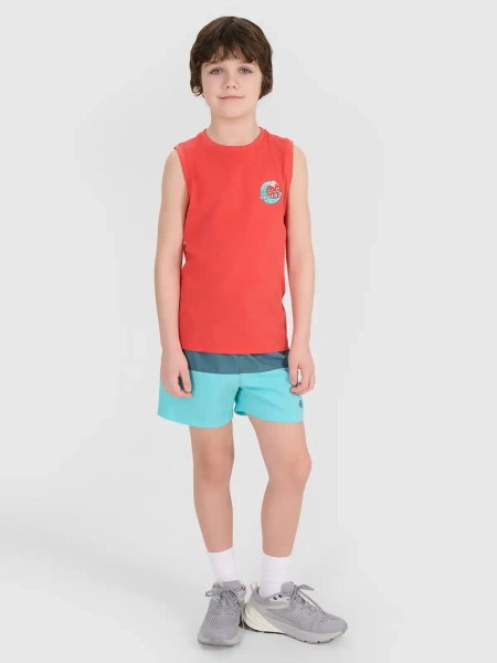 Koszulka dziecięca 4F 4FJWSS25TSLEM162-63S