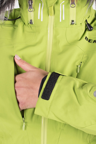 Kurtka damska BERGSON ICEBIRD STX LIME BRG00038
