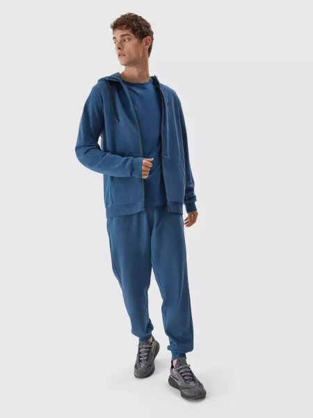 Bluza męska z kapturem rozpinana 4F 4FAW23TSWSM695-32S 