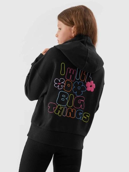 Bluza dziecięca z kapturem  4F 4FJAW23TSWSF645-20S 